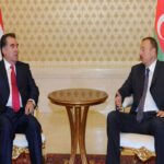Emomali Rahmon informs Azerbaijani President of situation in the provinces of Afghanistan bordering Tajikistan